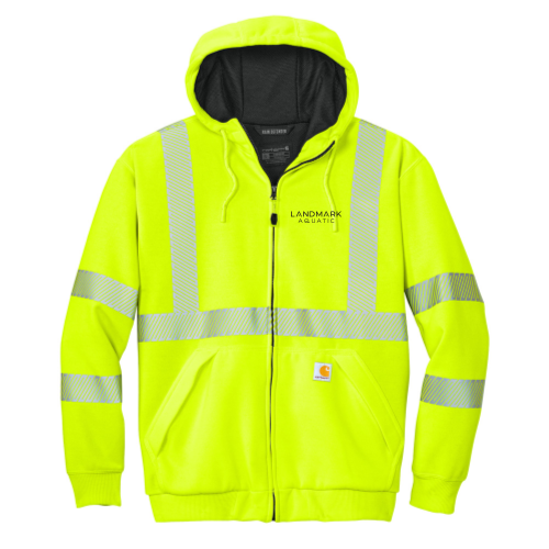 Construction/Reno - Carhartt® ANSI 107 Class 3 Lined Full-Zip Sweatshirt