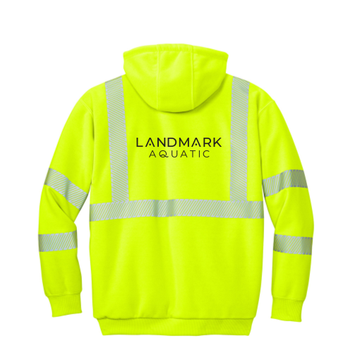 Service - Carhartt® ANSI 107 Class 3 Lined Full-Zip Sweatshirt