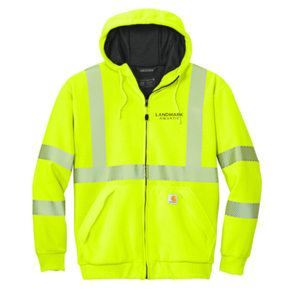 Construction/Reno - Carhartt® ANSI 107 Class 3 Lined Full-Zip Sweatshirt