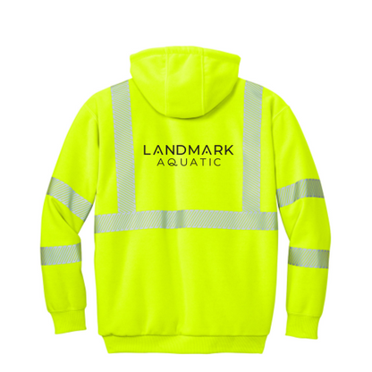 Service - Carhartt® ANSI 107 Class 3 Lined Full-Zip Sweatshirt